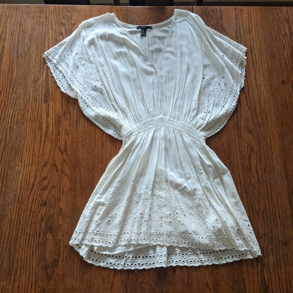 Forever 21 Cream Boho Tunic - Medium - Picture 1 of 8